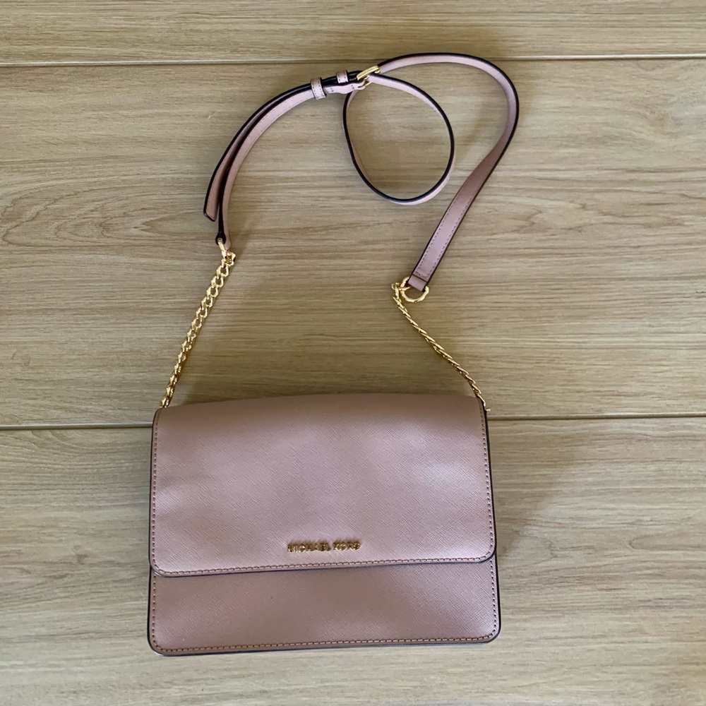 NWOT Mauve pink Michael Kors crossbody purse